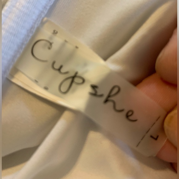 Cupshe Women’s Striped Cut-Out Strapless L Swimsuit - Picture 2 of 4